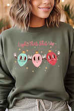 Load image into Gallery viewer, Light That Shit Up Christmas Fleece Sweatshirts
