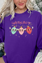 Load image into Gallery viewer, Light That Shit Up Christmas Fleece Sweatshirts
