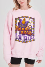 Load image into Gallery viewer, Louisiana Mardi Gras Graphic Fleece Sweatshirts
