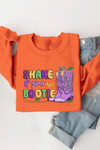 Load image into Gallery viewer, Shake Your Bootie Mardi Gras Fleece Sweatshirts
