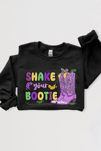 Load image into Gallery viewer, Shake Your Bootie Mardi Gras Fleece Sweatshirts
