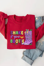 Load image into Gallery viewer, Shake Your Bootie Mardi Gras Fleece Sweatshirts
