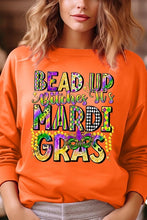 Load image into Gallery viewer, Bead Up Bitches It&#39;s Mardi Gras Fleece Sweatshirts
