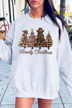 Load image into Gallery viewer, Howdy Christmas Tree Graphic Fleece Sweatshirts
