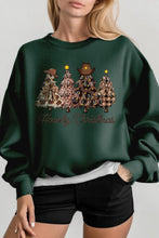 Load image into Gallery viewer, Howdy Christmas Tree Graphic Fleece Sweatshirts
