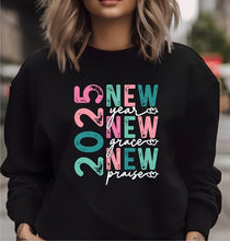 Load image into Gallery viewer, 2025 New Year Graphic Crew Sweatshirt
