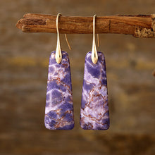 Load image into Gallery viewer, Copper Natural Stone Earrings
