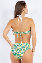 Load image into Gallery viewer, TWO PIECE FLORAL PRINTS CRISS CROSS HALTER BIKINI
