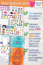 Load image into Gallery viewer, Gratitude Journal with Stickers Non-Dated 52-Week
