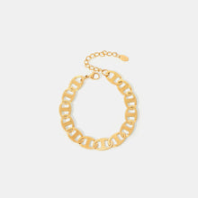Load image into Gallery viewer, 18K Gold-Plated Stainless Steel Chain Bracelet
