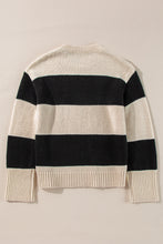 Load image into Gallery viewer, Jet Stream Colorblock Loose Pullover Sweater
