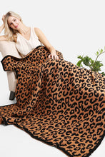 Load image into Gallery viewer, Leopard Print Luxury Soft Throw Blanket
